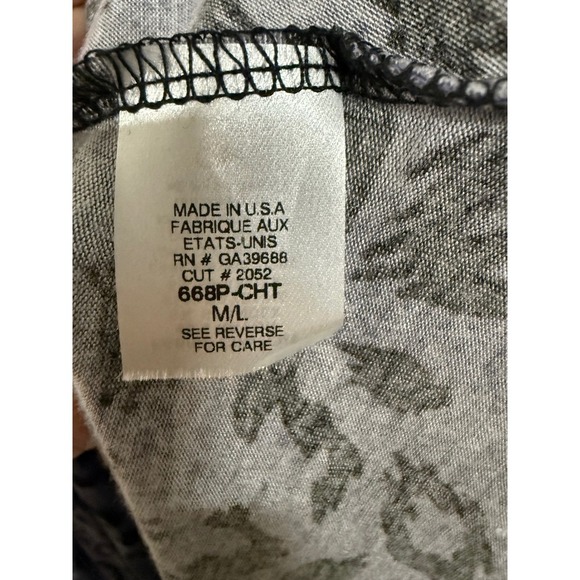 Hourglass Lilly Gray Leopard Cheetah Animal Print Size M/L Long Sleeve Dress NWT - Picture 6 of 6